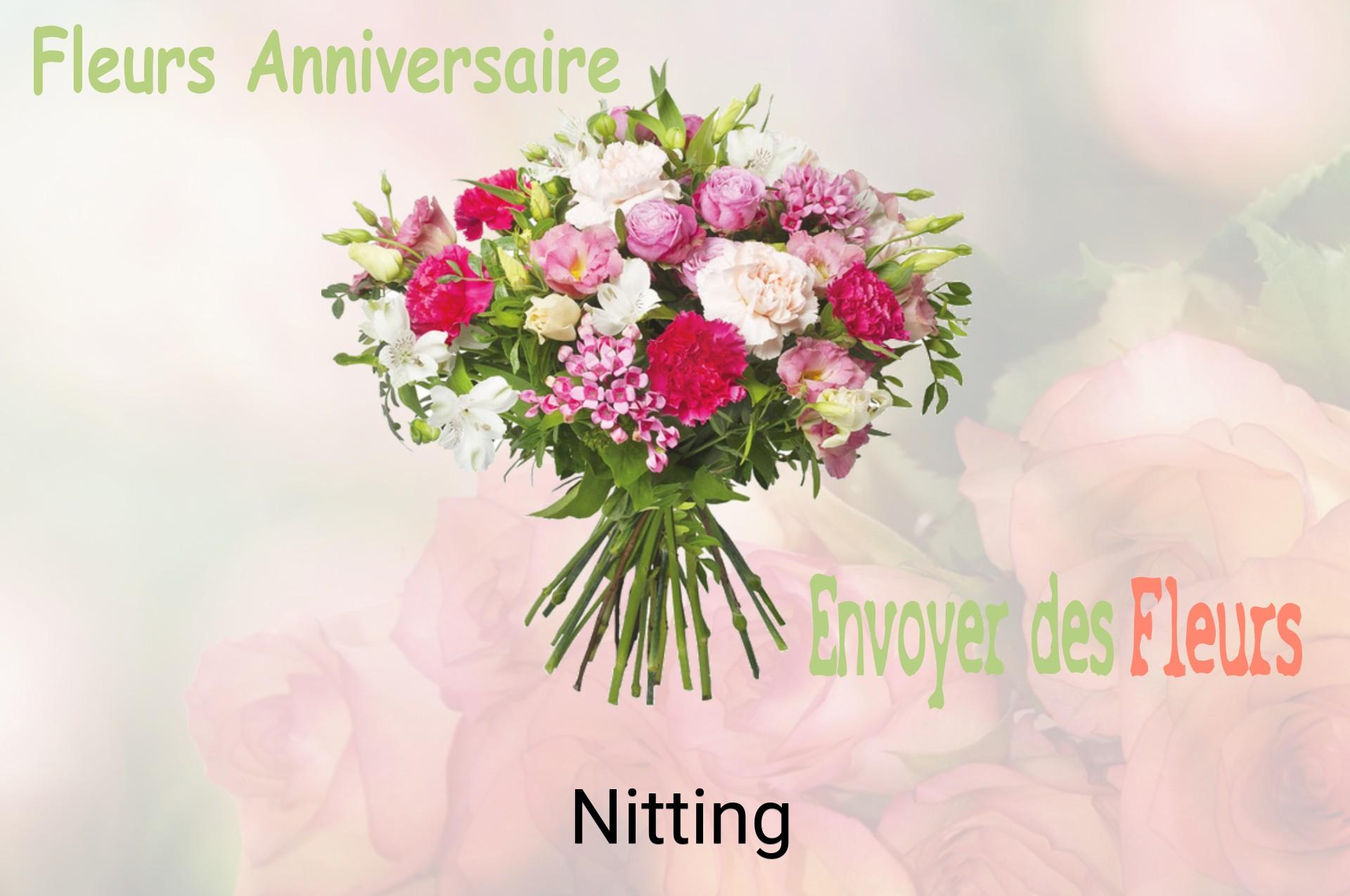 Bouquet de fleurs d’anniversaire livré à Nitting